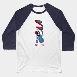 Blues woman Baseball T-Shirt